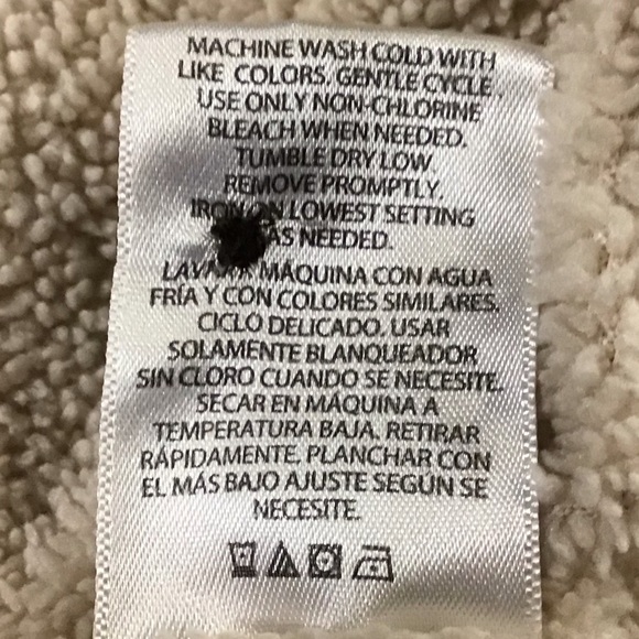 Levis Mens Fleece Lined Shirt Jacket Size 3XL Canvas Chore Barn Shacket Grunge - Picture 14 of 16